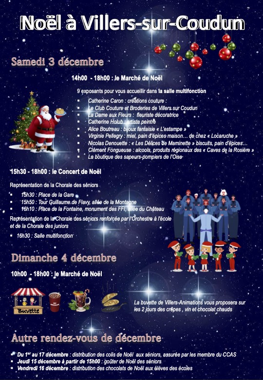 Marché de Noël - VILLERS SUR COUDUN -